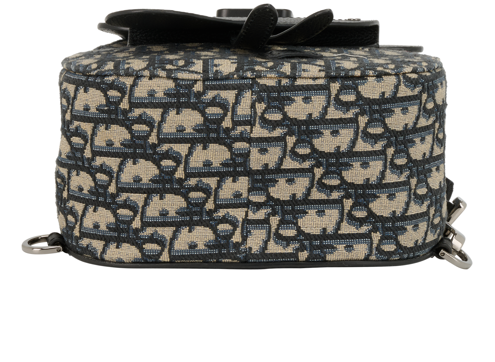 Gallop Sling Bag, &pound;950, Handbags, Beige/Black/Blue, Canvas/Leather, Top view